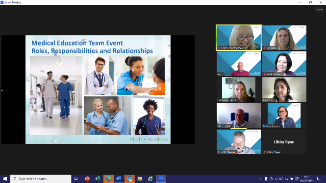 Screenshot from our medical education virtual event in June 2024